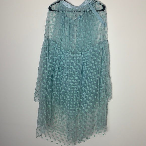 Paskal Sheer flocked tulle MIDI Dress - Picture 3 of 5